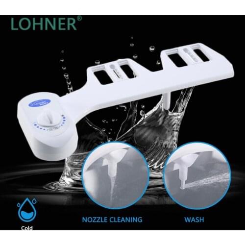 Lohner New Adjustable Bathroom Bidet Fresh Water Spray Toilet Seat Nozzle Attachment for Toilet Spray Nozzle Women Washing Gun