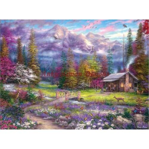 Needlework for embroidery DIY French DMC High Quality - Counted Cross Stitch Kits 14 ct Oil painting - Enlightenment of Spring
