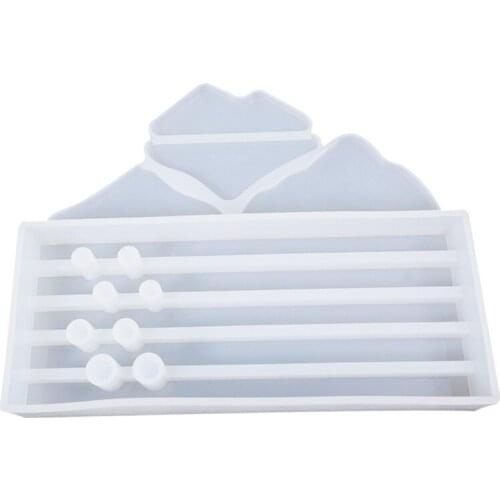 Pen box Shape Silicone Mold DIY Clay UV Epoxy Resin Mold Pendant Molds for jewelry