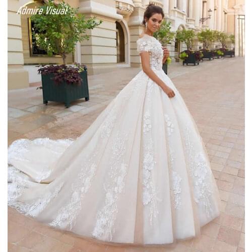 Wedding Dress Ball Gown Sweetheart Neckline Removable Off The Shoulder Chapel Train Floor-Length Plus Size Bride Gown