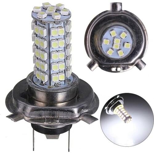 LED H4 68SMD 310LM Car Driving Fog Tail Light HeadLight Lamp Bulb Automotive Exterior Super Bright Decorative Lights Lamp Bulbs