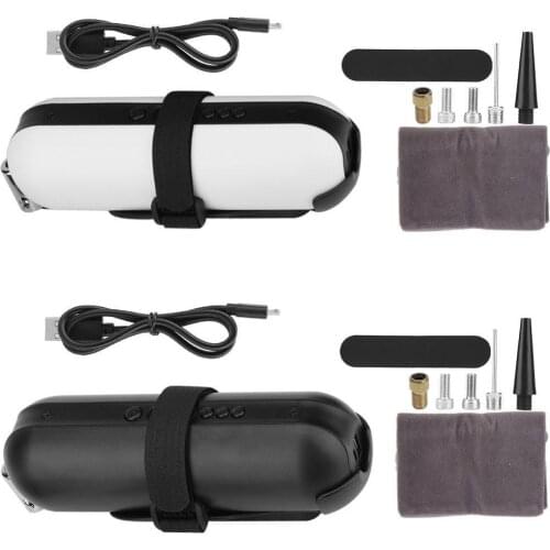 Bike Intelligent Inflator Bike Air Pressure Pump LCD Display Electric Inflator Bike Rechargeable Tire Pump Basketball Car Tyre