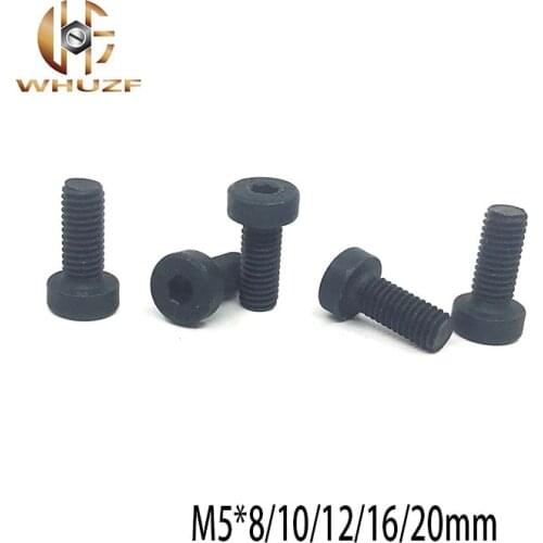 20pcs M5*8/10/12/16/20 12.9 Grade Alloy Steel DIN7984 Bolt Thin Reduced Cap Cup Allen Hexagon Hex Socket Head Screw