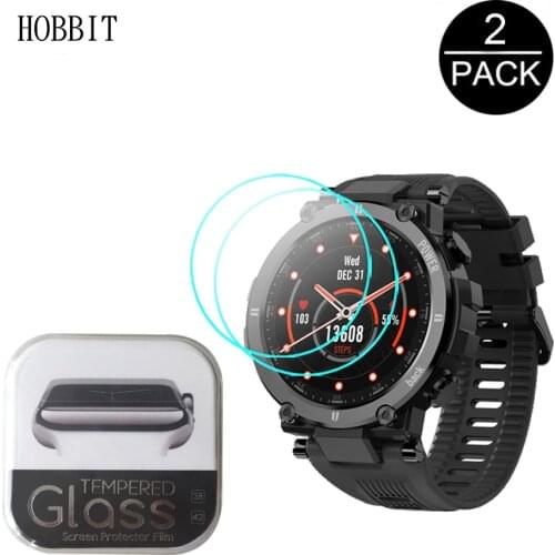 2PCS For KOSPET Raptor 2.5D 9H Tempered Glass For KOSPET Raptor Sport Watch HD Clear Explosion-proof Scratch Resistant Glass