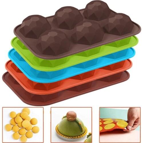 1Pcs Semisphere Cake Mold Washable Reusable Chocolate Silicone Molds Cake Decorating Tool Temperature Resistance