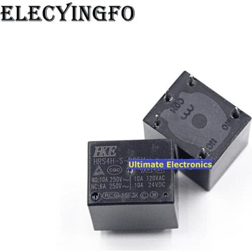 10PCS HRS4H-S-DC5V-C 5 FEET HKE HRS4H-S-DC5V T73 10A Relays