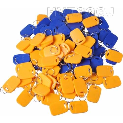 100pcs TK4100 125 KHz RFID Contactless Plastic ABS Key FOB Free Shipping