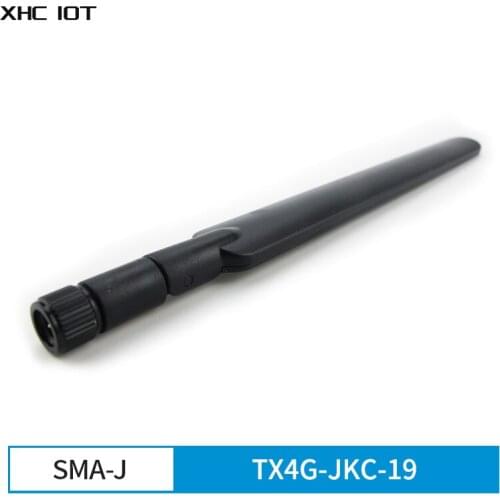 2pcs 4G LET Omnidirectional Antenna SMA-J Interface 5dBi High Gain 50ohmFlexible 19cm Length XHCIOT TX4G-JKC-19