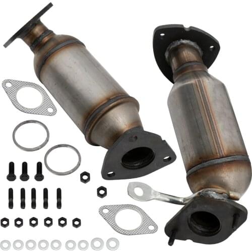 2x Front Catalytic Converter LH & RH For Buick Enclave 3.6L 6 Cylinder 2008 - 2017 For Chevrolet Traverse 3.6L 6 Cylinder