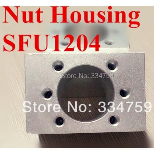 3pcs/lot SFU1204 Ball Screw Nut Housing Aluminium Parts Bracket Holder For SFU1204 Ballscrew cnc parts