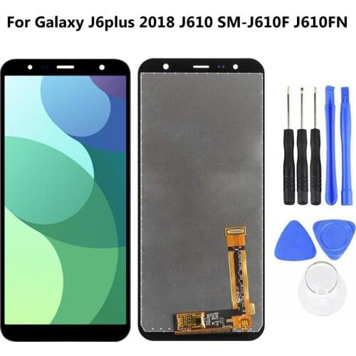 AMOLED 6.0'' for Samsung Galaxy J6+ J610 J610F J610FN Display LCD Screen replacement