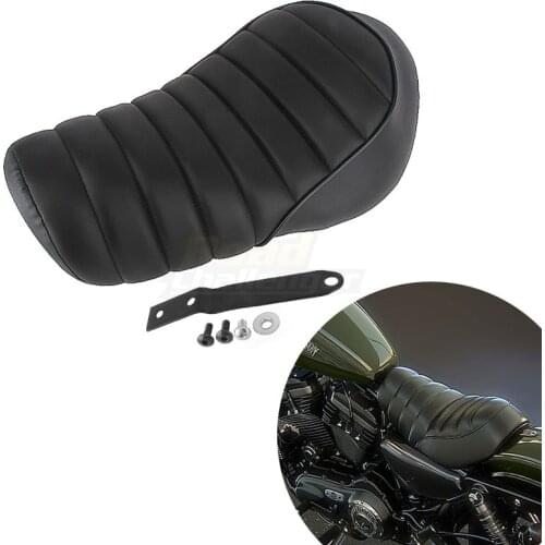Black Motorcycle Driver Pillion Seat Cushion Pad For Harley Sportster XL iron 883 1200 48 Forty-eight 2016-2020 19 18 17