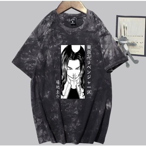 Anime Tokyo Revengers Keisuke Baji T-shirt Unisex Short Sleeve Hip Hop Tee Shirt Clothes