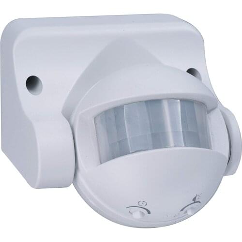 Infrared Sensor Switch IP44 Outdoor PIR Security Motion Sensor with Waterproof,Dust-proof,180 Degree Induction Angle