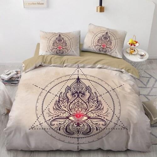 Classic 3D Design Custom Bedding Sets Comforter Quilt Cover Duvet Set Full King Queen Double Single Size Home Textile