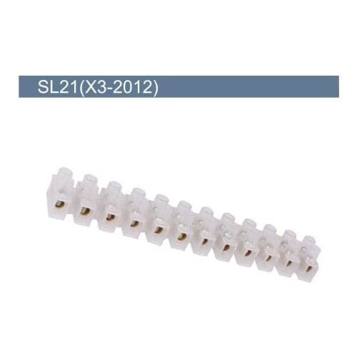 10PCS X3 series 12 Position Barrier Terminal Strip Block X3-2012 20A / H Type