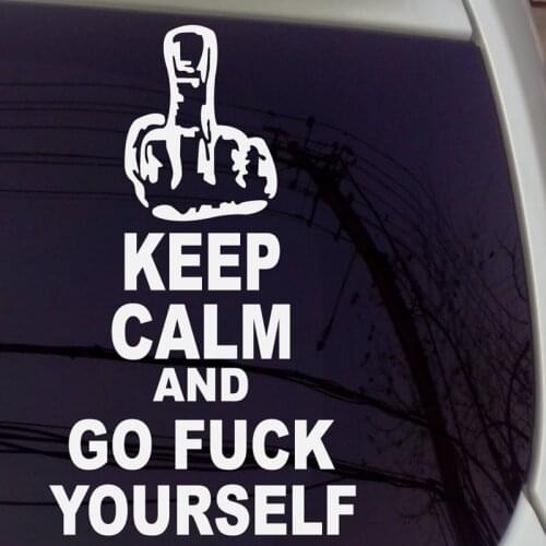 Various Text Pattern Combination Decals Waterproof Reflective Car Stickers