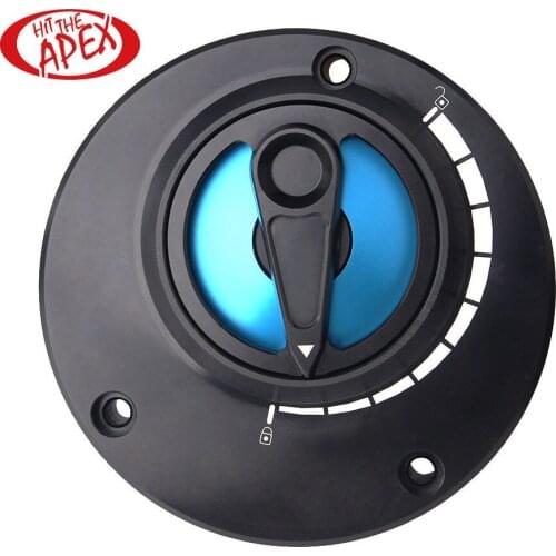 Motorcycle Fuel Tank Cap for SUZUKI GSR600 GSR 600 2006-2017 2018 CNC Aluminum Keyless Twist off Nimble Quick Lock Gas Cover