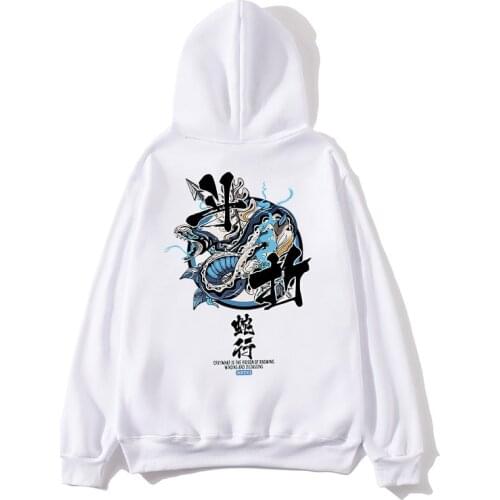 2XL Fashion Harajuku Hoodie Sweatshirt Mens Casual Black Hip Hop Japan Print Hoodie Streetwear Clothing Top Coat Winter Hoodie