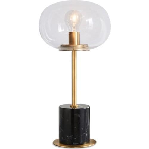 American Hotel Villa study desk lamp marble model room decoration designer post modern simple living room