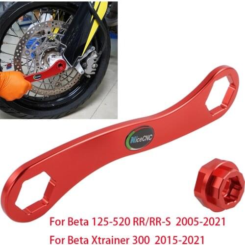 NICECNC Front Rear Axle Wrench Tool Spanner For Beta 125-520 150 250 350 400 450 500 RR RR-S 2005-2021 Xtrainer 300 15-21 Multi
