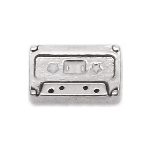 Newest fashion Tape charm fit living glass Locket charms for DIY gifts jewelry 10pcs/lot