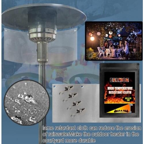 1 Set Great Outdoor Heater Focusing Reflector Widely Applied Heat Focusing Reflector Foldable Outdoor Gas Heater