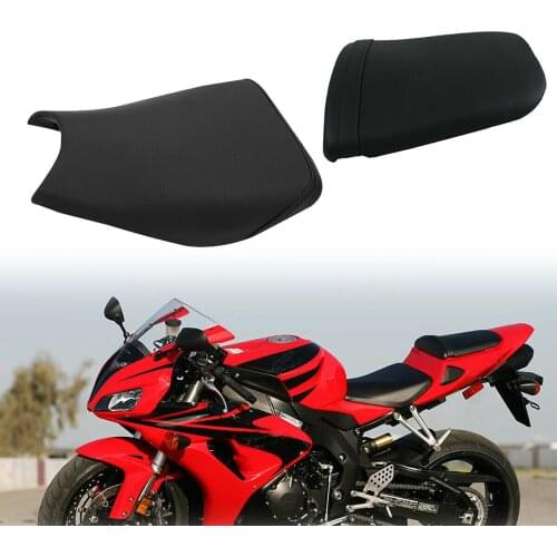 Front Rear Black Pillion Rider Passenger Seat Fit For Honda CBR1000RR CBR 1000 RR 2004-2007