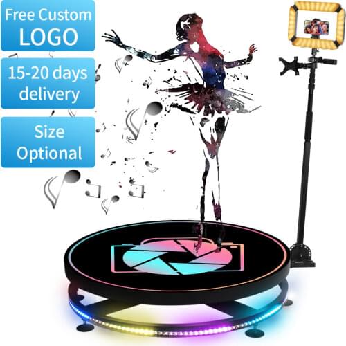 Slow Motion Portable 360 Photo Booth 360 Degree Video Booth Automatic Machine Photobooth for Events/Party/Wedding Entertainment