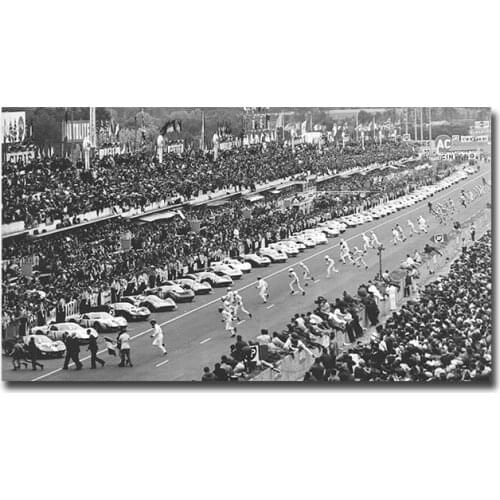 24 Hours Of Le Mans Racing Victory On Canvas Print Nordic Poster Wall Art Picture For Living Room Home Decoration Frameless