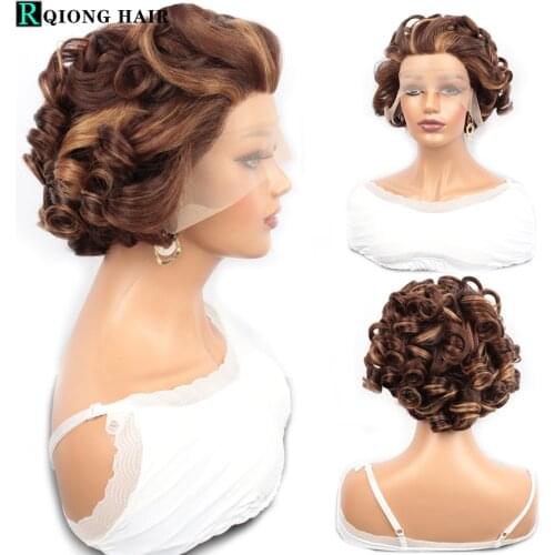 RQIONG HAIR Lace Front Wigs