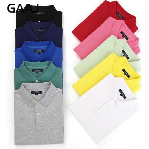 GAAJ 70% Cotton Plain Solid Basic Polo Shirts Men & Women Shirts High Quailty Brand Clothing Cotton Man Polos Sweatshirt Polos
