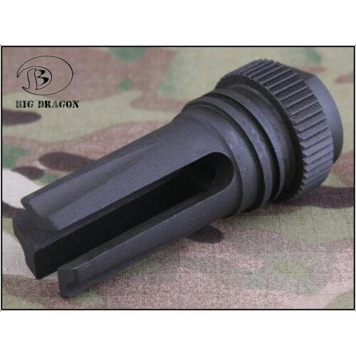 Tactical Toy Airsoft BD Steel AAC Style M4-2000 Flash Hide Compensator 14mm Thread Flash Hide M4 SCAR-H Shooting Gear Device