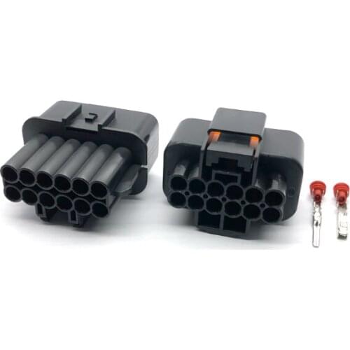 100 Set 12 Pin PB625-12027 PB621-12020 Gas Accelerator Pedal Plug Automotive Light Lamp Socket plug DJ71210Y-2.2-11/21