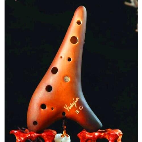 12 Holes Smoldering Ocarina Soprano C G F Instrumento Ocarina Flute Wind Musical Instruments flute Zelda 12 hole Ceramic Flauta