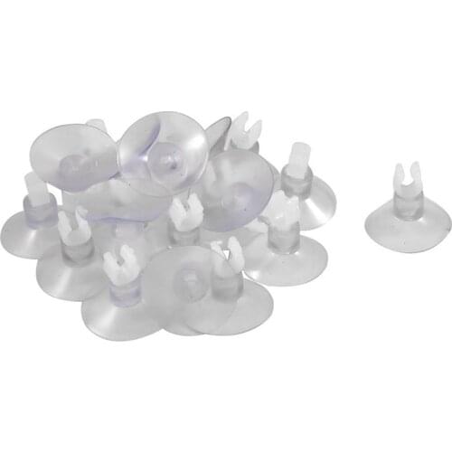 20pcs Aquarium Clear Suction Cup Airline Tube Holders Clips Clamps