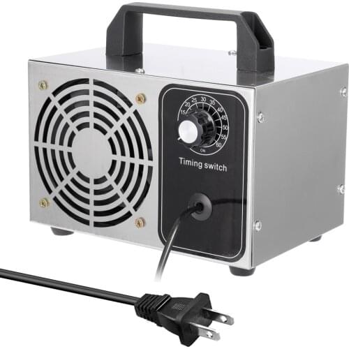 220V Portable Ozone 32g/h Generator Machine Air Filter Purifier Formaldehyde Co2 Detector Air Quality Breathalyzer Leak Detector