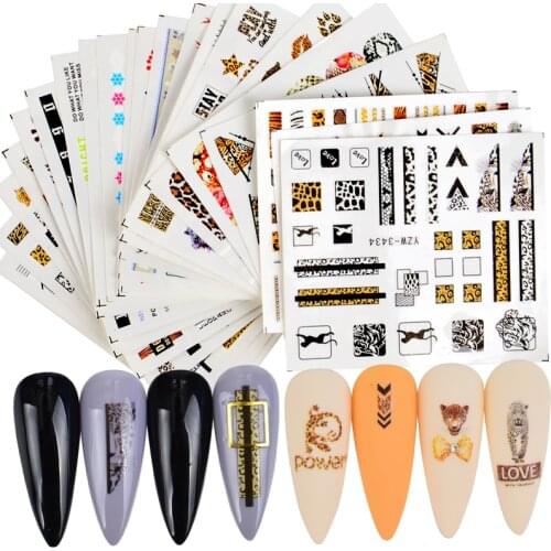 1pc 3D Embossed Blossom Flower Nail Water Transfer Sticker Rose Leaf Decal Summer Nail Art Decoration Manicure Accessory