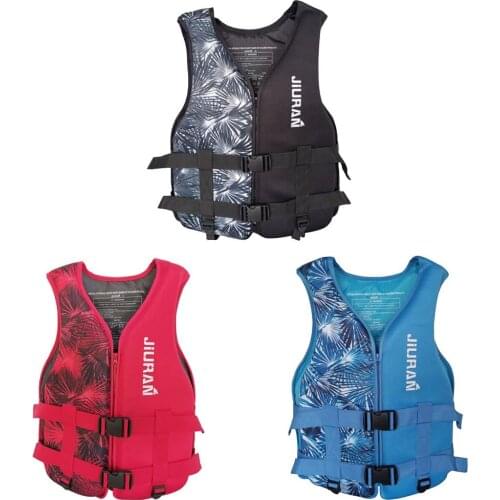 Neoprene Life Jacket Adult Kids Life Vest Water Sports Fishing Vest Kayaking Boating Swimming Surfing Drifting Safety Life Vest