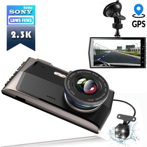 1080P Full HD Dash Cam 2K Auto Video Recorder Car DVR Dashcam Dash Camera DVR Camera 170 Wide Angle Loop Recording Night Vision