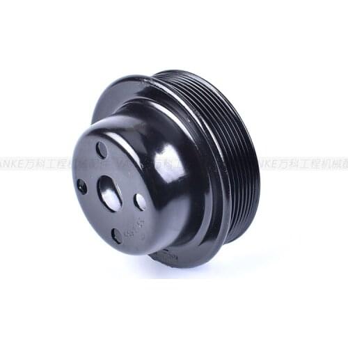 Free shipping original factory macroporous fan pulley FOR Komatsu PC 120-6/4 D102 fan pulley PC 100-6/130-7