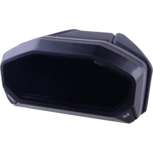 Motorcycle Black Plastic Speedometer Odometer Gauge Digital LED LCD Tachometer with Sensor Fit for 1 2 4 Cylinders Motor