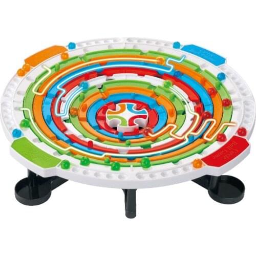 Children Circle Ball Game Puzzle Line Strategy Board Game Family Interactive Thinking Training Toy