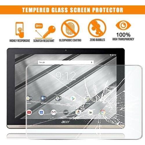 For Acer Iconia One 10 B3-A50FHD Tablet Tempered Glass Screen Protector 9H Premium Scratch Resistant HD Clear Film Cover