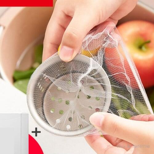 100pcs/200pcs Kitchen Sink Filter Disposable Sewer Garbage Filter Meal Residue Sink Mesh Bag