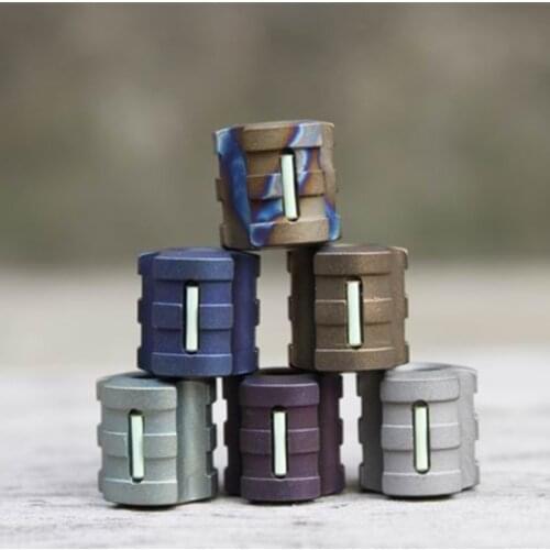 G Titanium Alloy Knife Beads Paracord Can Fits Tritium Gas Tube Knife Lanyard Rope Outdoor Parachute Cord Gadget EDC Multi Tools