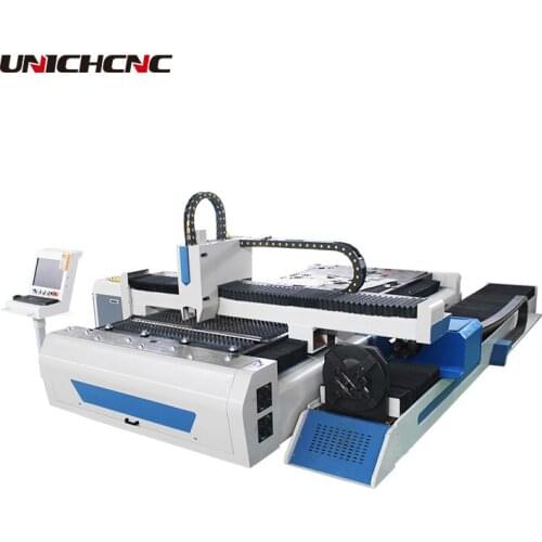 Hot sale 500w 750w 1000 watt cnc metal tube cutting pipe cutting flat sheet stainless steel cutting fiber laser cutting machine