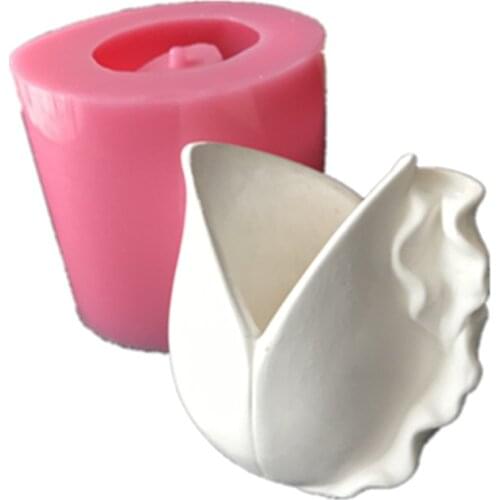 Beautiful Creative Clay Craft Making Silicone Pot Molds for Concrete Cement Resin DIY Vase Planter Mould