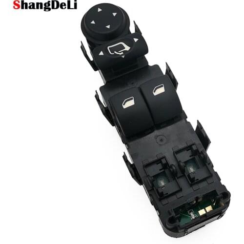For Citroen C4 Power Window Control Switch Window Regulator Two Buttons Switch Panel Car Parts 2004 - 2011
