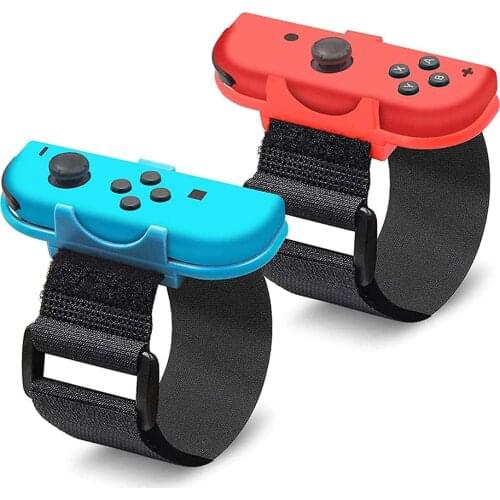 2Pcs Adjustable Game Bracelet Elastic Strap for Nintendo Switch Joy-Con Controller Wrist Dance Band Armband For Switch Dance